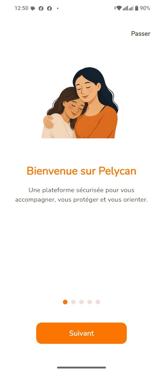 Interface de l'application PELYCAN